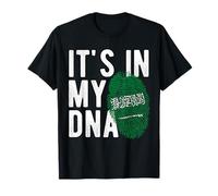 Está en mi ADN Bandera Nacional Saudita Arabia Saudita Herencia Camiseta