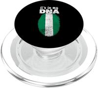 Está en mi ADN Bandera Nigeriana Orgullosa Nigeria NGA PopSockets PopGrip para MagSafe