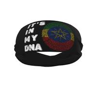 Está En Mi ADN Etiopía Unisex Cinta Pelo Deporte Elástica Cinta Sudor Cabeza Antideslizante Diadema Deportiva para Correr Fitness Entrenamiento Yoga