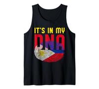 Está en mi ADN Filipino Filipinas Bandera Orgulloso Filipino Camiseta sin Mangas