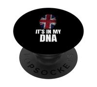 Está en mi ADN Herencia británica del Reino Unido PopSockets PopGrip Adhesivo
