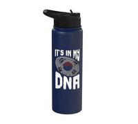 Está en mi ADN Herencia coreana Orgulloso Corea del Sur Stainless Steel Insulated Water Bottle
