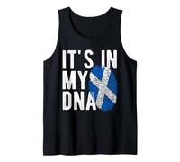 Está en mi ADN: la Bandera Nacional Escocesa, la Herencia de los fanáticos de Escocia Camiseta sin Mangas