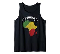 Está en mi ADN Mes de la Historia Negra de la Huella Digital Camiseta sin Mangas