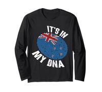 Está en mi ADN Nueva Zelanda Nueva Zelanda Haka Kiwi Maori NZ Manga Larga