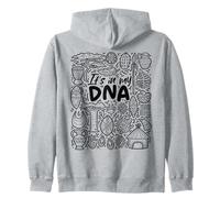 Está en mi ADN - Orgullo de la herencia africana Sudadera con Capucha