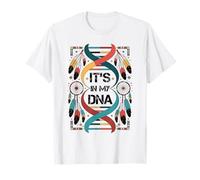 Está en mi ADN Orgullo indígena Indio Indio Americano Camiseta