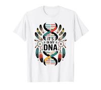 Está en mi ADN Orgullo indígena Indio Indio Americano Camiseta