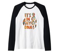 Está en mi ADN Orgullo indígena Indio Indio Americano Camiseta Manga Raglan