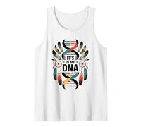 Está en mi ADN Orgullo indígena Indio Indio Americano Camiseta sin Mangas