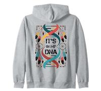 Está en mi ADN Orgullo indígena Indio Indio Americano Sudadera con Capucha