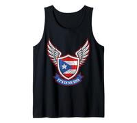 Está En Mi ADN Orgulloso Puerto Rico Floud Puertorriqueño Camiseta sin Mangas