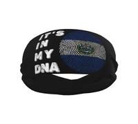 Está En Mi ADN Salvador Unisex Cinta Sudor Cabeza Antideslizante Headband Elástica Banda para El Sudor para Tenis Yoga Fitness Fútbol