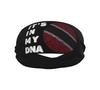 Está En Mi ADN Trinidad Y Tobago Unisex Headband Comoda Cinta Sudor Cabeza Suaves Banda para El Sudor para Fútbol Entrenamiento Correr Gimnasio