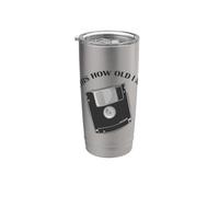 Esta es la edad que tengo Diskette Retrospecter Module Vaso térmico de acero inoxidable de doble pared