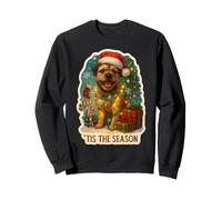 Esta es la estación del Border Terrier, Feliz Navidad, mamá, papá Sudadera