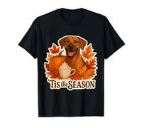 Esta es la estación del Perro Rhodesian Ridgeback, otoño y otoño, Calabaza Camiseta