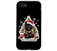 Esta es la estación: Perro Schipperke, Feliz Navidad, mamá, papá, Padre Carcasa para iPhone SE (2020) / 7/8