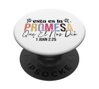 Esta es la Promesa Que él Nos DIO: la Vida eterna. PopSockets PopGrip Adhesivo