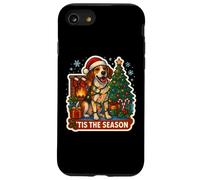 Esta es la Temporada: American Foxhound Dog, Feliz Navidad, mamá, papá Carcasa para iPhone SE (2020) / 7/8