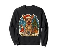 Esta es la Temporada: American Hairless Terrier Dog, Feliz Navidad Sudadera