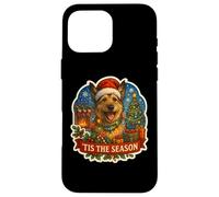 Esta es la Temporada, Berger Picard Dog, Feliz Navidad, mamá, papá, diversión Carcasa para iPhone 16 Pro MAX