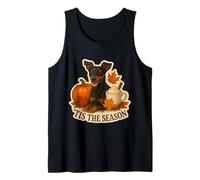 Esta es la Temporada: Calabaza de otoño y otoño para Perros Manchester Terrier Camiseta sin Mangas