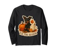 Esta es la Temporada: Calabaza de otoño y otoño para Perros Manchester Terrier Manga Larga