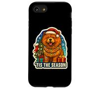 Esta es la Temporada, Chow Chow Dog, Feliz Navidad, mamá, papá Carcasa para iPhone SE (2020) / 7/8