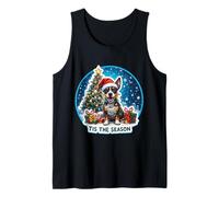 Esta es la Temporada del Perro Manchester Terrier, Feliz Navidad, Padre Camiseta sin Mangas