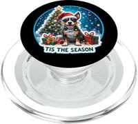 Esta es la Temporada del Perro Manchester Terrier, Feliz Navidad, Padre PopSockets PopGrip para MagSafe