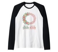 Esta es la temporada Esta es la razón por la Navidad Camiseta Manga Raglan