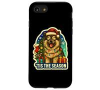 Esta es la Temporada: Keeshond Dog, Feliz Navidad, mamá, papá Carcasa para iPhone SE (2020) / 7/8