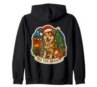 Esta es la Temporada para Perros noruegos Lundehund, Navidad, mamá, papá, diversión Sudadera con Capucha