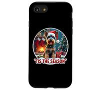 Esta es la Temporada para Perros Terrier Checo, Feliz Navidad, mamá, papá, diversión Carcasa para iPhone SE (2020) / 7/8