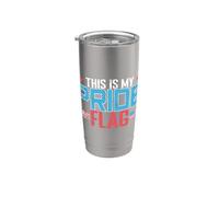 Esta es mi Bandera del Orgullo Vaso térmico de acero inoxidable de doble pared