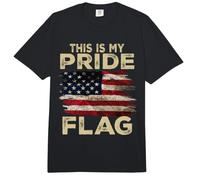 Esta es mi Bandera patriótica Estadounidense del 4 de Julio Comfort Colors Adult Heavyweight T-Shirt