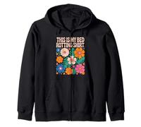 Esta es mi Cama, Camisa Podrida, Flores, Hurkle, Durkle, Lazy Day Sudadera con Capucha