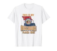 Esta es mi Camisa de Pijama de Missouri Orgullo del Estado Camiseta