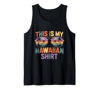 Esta es mi camisa hawaiana, fiesta de disfraces de luau tropical en Hawái Camiseta sin Mangas