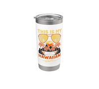 Esta es mi camisa hawaiana Travel Vacation Hawaii Retro Vaso térmico de acero inoxidable de doble pared