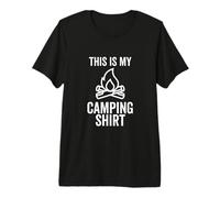 Esta es mi Camiseta de Acampada Divertida Happy Camper Summer Outdoor Camiseta Premium