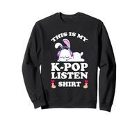 Esta es mi Camiseta de Escucha de K-Pop K-Pop Sudadera