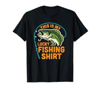 Esta es mi camiseta de pesca de la suerte Camiseta