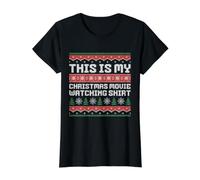 Esta es mi Camiseta navideña para Ver películas - Divertida película de Navidad Camiseta gráfica económica