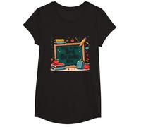 Esta es mi era de Tercer Grado: Aventura Escolar caprichosa Camiseta, Niñas, Negro, Pequeña