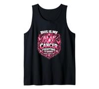 Esta es mi Lucha contra el cáncer en Rosa Camiseta sin Mangas