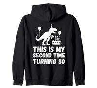 Esta es mi Segunda Vez Que cumplo 30 años, Divertida Edad de 60 cumpleaños Sudadera con Capucha