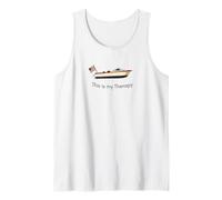 Esta es mi Terapia: la Vida en un Barco de Madera Camiseta sin Mangas