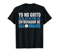 Esta Es Mi Voz De Entrenador De Balonmano Divertido Coach Camiseta